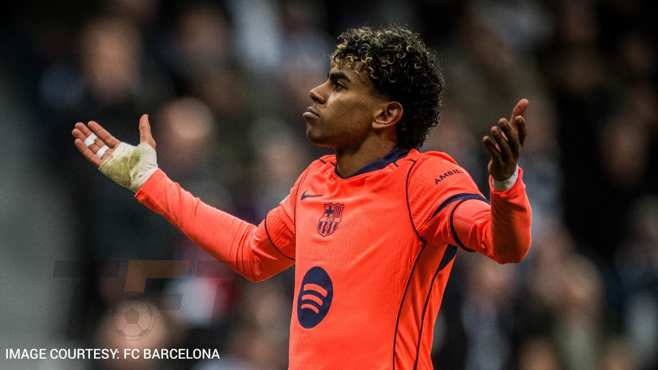 96th-Minute Heartbreak: Lamine Yamal Rescues Barcelona After Harvey Barnes Stunner at St. James’ Park!